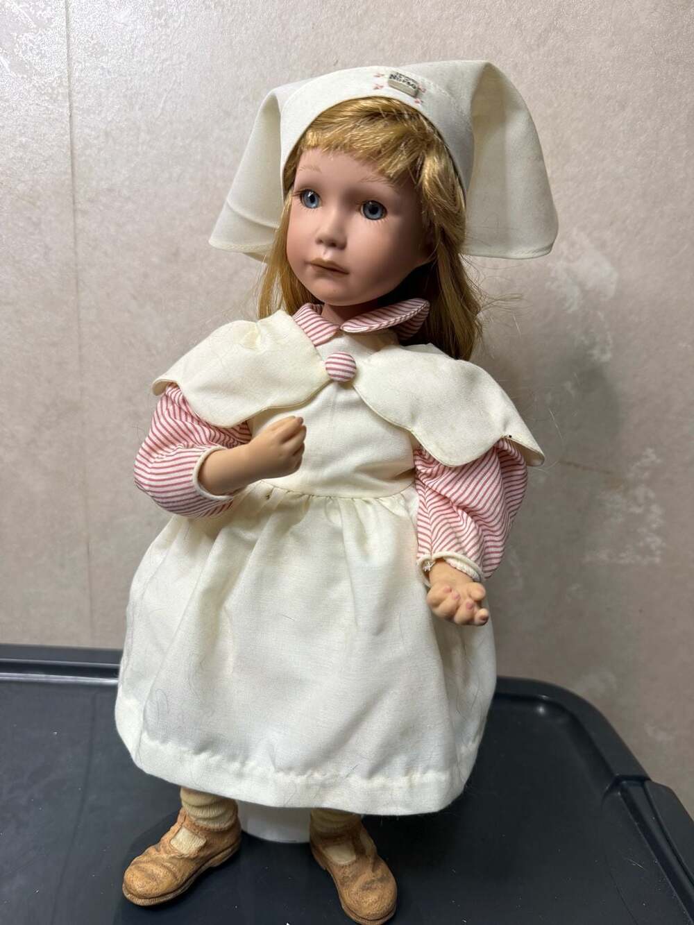 Boyds Bears Yesterday's Child Porcelain Doll Candy Size 12.5 Nurse